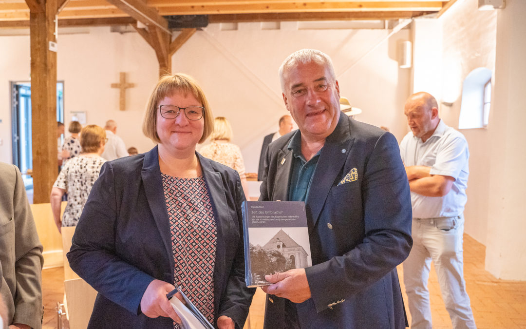 Buchvorstellung von Dr. Claudia Ried im Zehentstadel Pfaffenhofen 20Juli2022